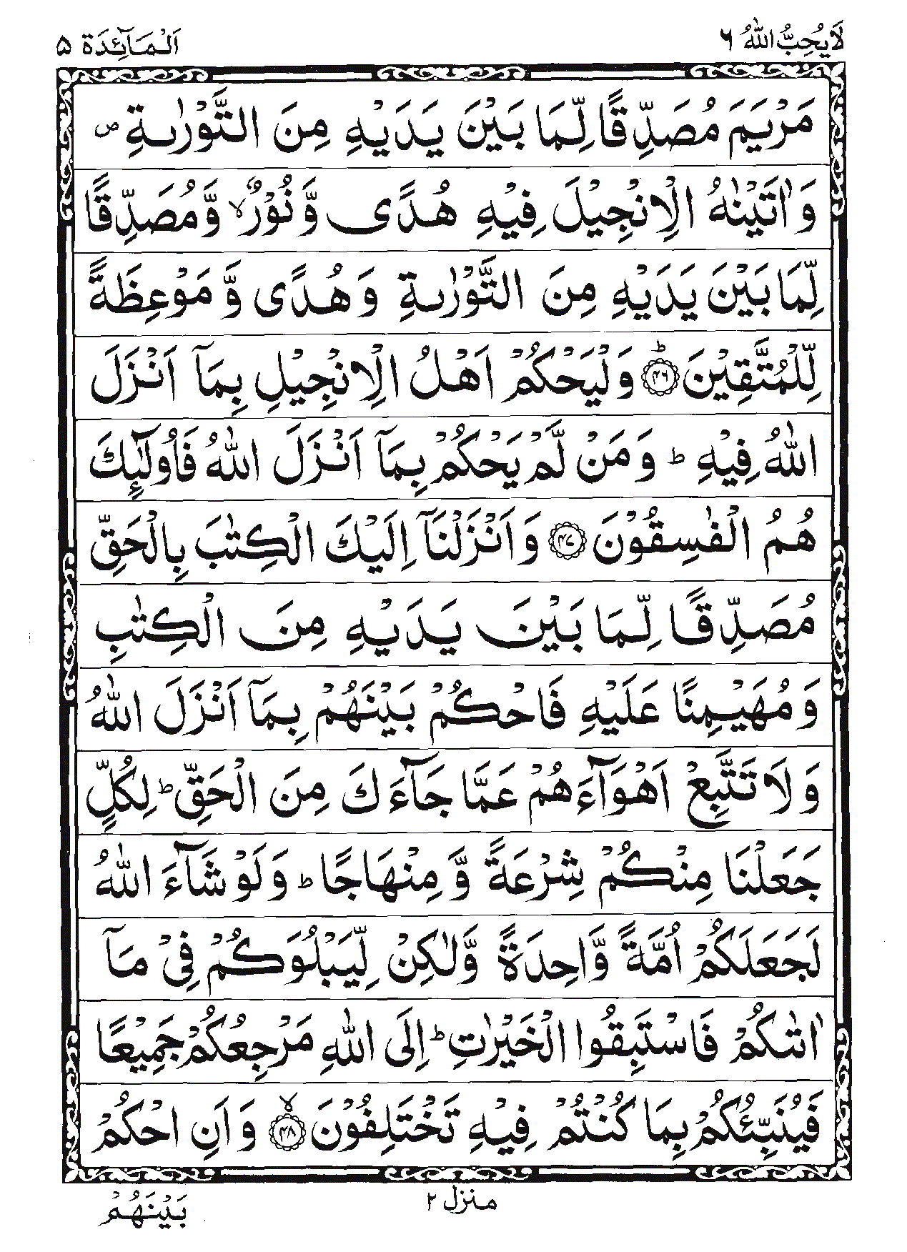Surah Al-Ma'idah Page 14